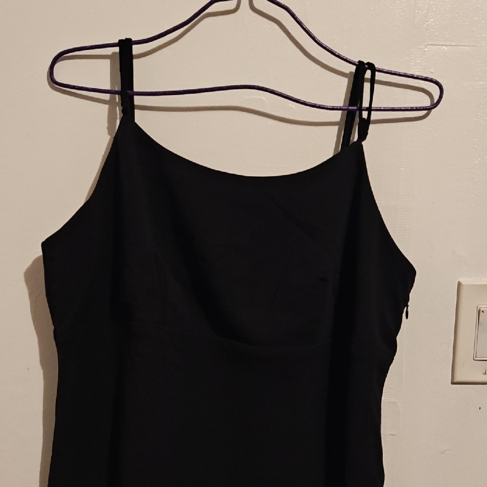 Chic Black High Low Dress